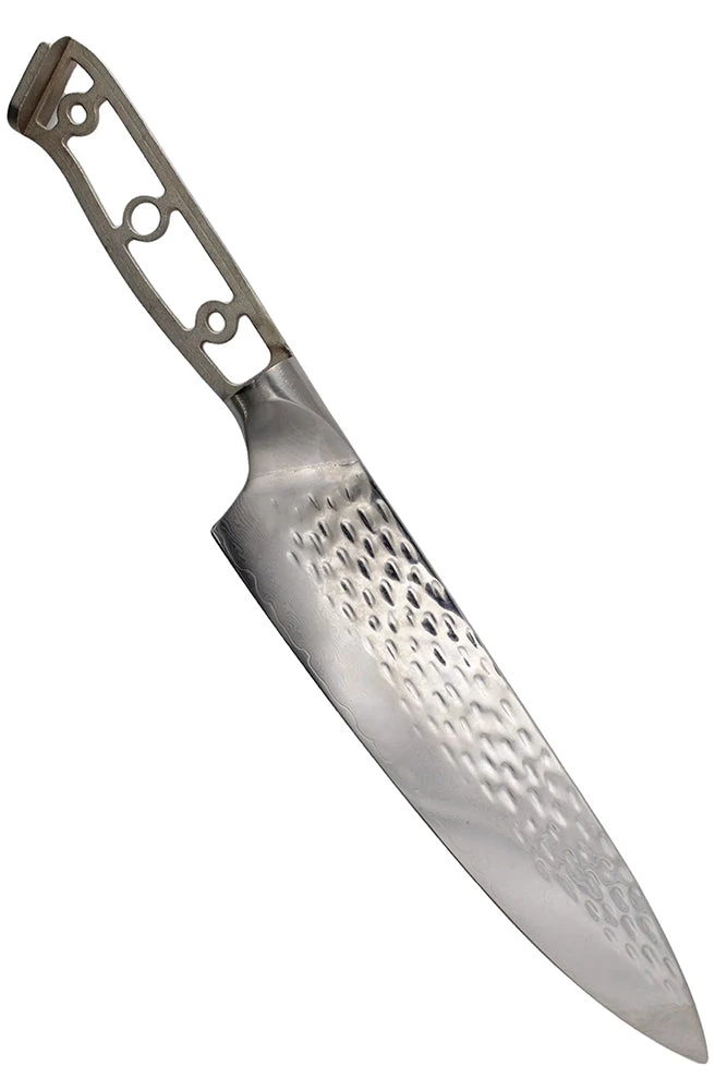 Premium Knife Supply * VG10 Hammered Pattern - Chef Knife Blank - 13" OAL -VG10 Damascus Monthly Sales 1 Premium Knife Supply * VG10 Hammered Pattern - Chef Knife Blank - 13" OAL -VG10 Damascus Monthly Sales