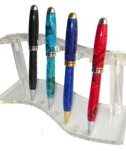 Barracuda Bag, Boxes And Displays Acrylic Pen Display - Holds 8 Pens