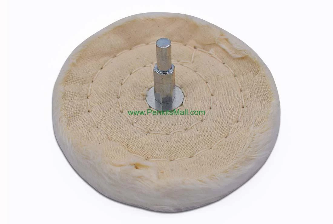 Xiamen Rizheng Industry Co. Ltd T Polishing Mop Wheel - 100mm (3.937") Shank 0.236" 1 Xiamen Rizheng Industry Co. Ltd T Polishing Mop Wheel - 100mm (3.937") Shank 0.236"