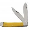 Premium Knife Supply 3.5" SUNSHINE TRAPPER YELLOW FINISH Medium