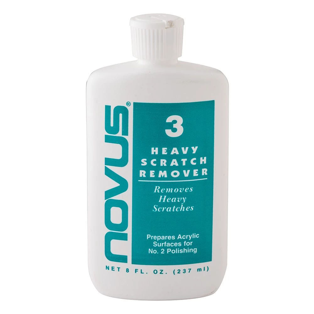 Novus Plastics Polish #3: Heavy Scratch Remover - 8 Oz 1 Novus Plastics Polish #3: Heavy Scratch Remover - 8 Oz