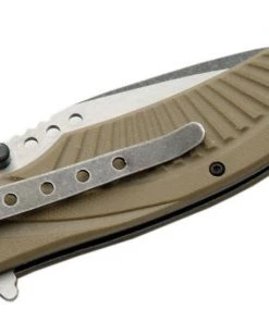 Premium Knife Supply 4.5" MILITARY FOLDING KNFE WITH TAN G10 HANDLE Limited Edition Knives Completed