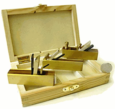 WoodWorld Of Texas 3 Mini Brass Planes 1 WoodWorld Of Texas 3 Mini Brass Planes