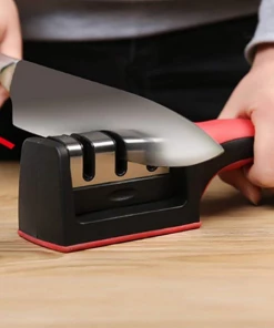 Huangshi Fusun Trade Ceramic & Tungsten Carbide Benchtop Knife Sharpener - 3 Position 9 Huangshi Fusun Trade Ceramic & Tungsten Carbide Benchtop Knife Sharpener - 3 Position