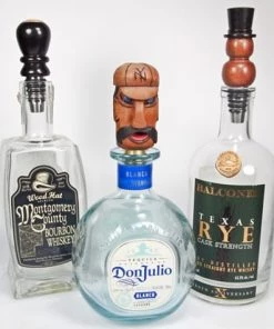 Ruth Niles Whiskey Bottle Stoppers - Stainless Steel - Made In USA - SS-4000 15/16" Dia - Small