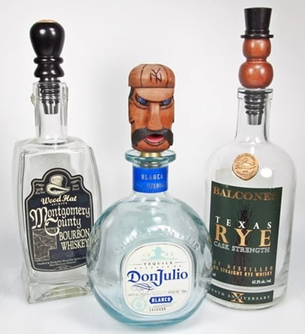 Ruth Niles Whiskey Bottle Stoppers - Stainless Steel - Made In USA - SS-610 15/16" Dia - Small 2 Ruth Niles Whiskey Bottle Stoppers - Stainless Steel - Made In USA - SS-610 15/16" Dia - Small