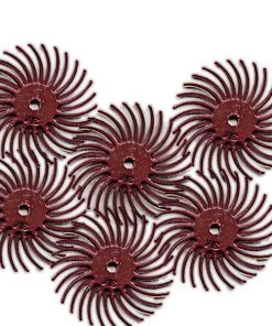 Foredom Scoth-Brite Radial Bristle Discs - 3/4" Dia. Red - 220 Grit - 6 Pack A-4513-6