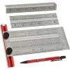 Buyout Measurement Tools Incra 6" Precision Marking Rule Set