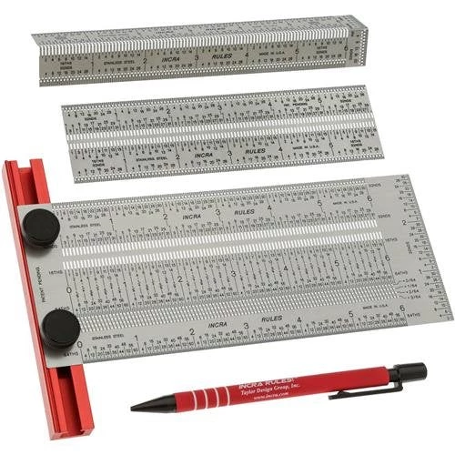 Buyout Measurement Tools Incra 6" Precision Marking Rule Set 1 Buyout Measurement Tools Incra 6" Precision Marking Rule Set