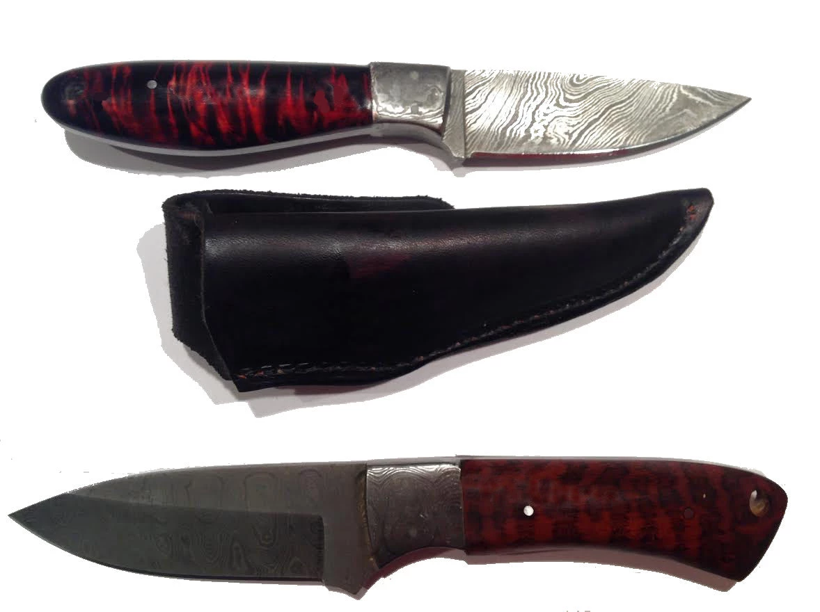 Premium Knife Supply Craig's Damascus Large Drop Point Knife Kits 4 Premium Knife Supply Craig's Damascus Large Drop Point Knife Kits