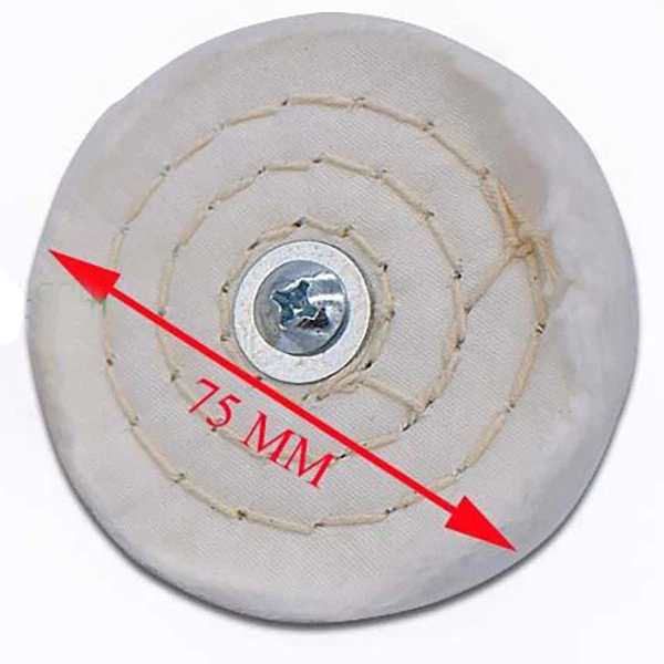 Xiamen Rizheng Industry Co. Ltd 75 Mm / 3in Approx. Buffing Wheel (T-Mop) - 6mm Arbor -3 Pack 1 Xiamen Rizheng Industry Co. Ltd 75 Mm / 3in Approx. Buffing Wheel (T-Mop) - 6mm Arbor -3 Pack
