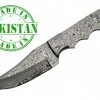Szco Knife Kits Economy - 8.75" Ho-Chunk Bowie FULL TANG DAMASCUS BLADE BLANK W/Bolster