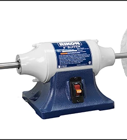 Rikon 8" Slow Speed (1750 Rpm) Buffer - Long Shaft - 1/2 Hp # 81-608