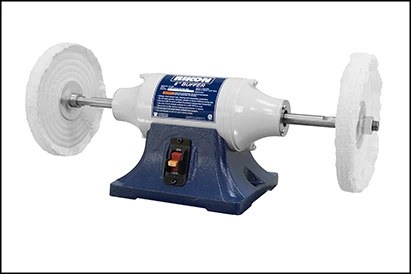 Rikon 8" Slow Speed (1750 Rpm) Buffer - Long Shaft - 1/2 Hp # 81-608 2 Rikon 8" Slow Speed (1750 Rpm) Buffer - Long Shaft - 1/2 Hp # 81-608