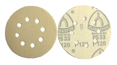 Klingspore Klingspor 5" Disc 8 Hole Hook & Loop 50 Pack Sanding 1 Klingspore Klingspor 5" Disc 8 Hole Hook & Loop 50 Pack Sanding