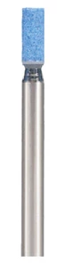 Rotary Tool Accessories Foredom CeramCut Blue Abrasive Stone 1/8" Shank - A-CK8144 - Small Cylinder - 120 Fine Med