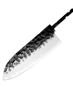 Grand Sharp Japanese Style Santoku 5"" - Damascus AUS10 3 Layer- Hidden Tang -