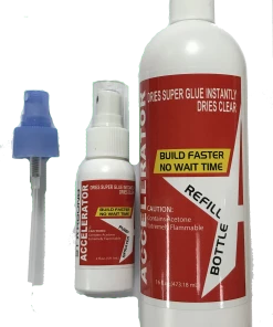 Woodturners Finishes And Adhesives Starbond 16 Oz Activator With Pump Bottle