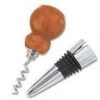 PSI Woodworking Bottle Stoppers Round Corkscrew/Bottle Stopper