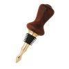 PSI Woodworking Vintage Bottle Stopper In Gold Titanium W/ Black Silicone Stopper Bottle Stoppers
