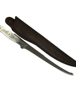 Premium Knife Supply Knife Sheaths, Cases, Edge Guards & Displays Knife Sheath Leather - SHWW01 - 1-1/2" Opening And A 10.25" Long Fits Big Lakes & Jonah Fillet