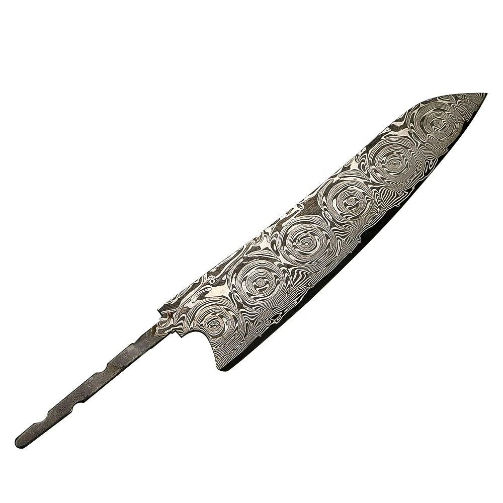 Premium Knife Supply * VG10 Hidden Tang - Big Rose Pattern - 8" Santoku Knife - VG10 Damascus Monthly Sales 1 Premium Knife Supply * VG10 Hidden Tang - Big Rose Pattern - 8" Santoku Knife - VG10 Damascus Monthly Sales