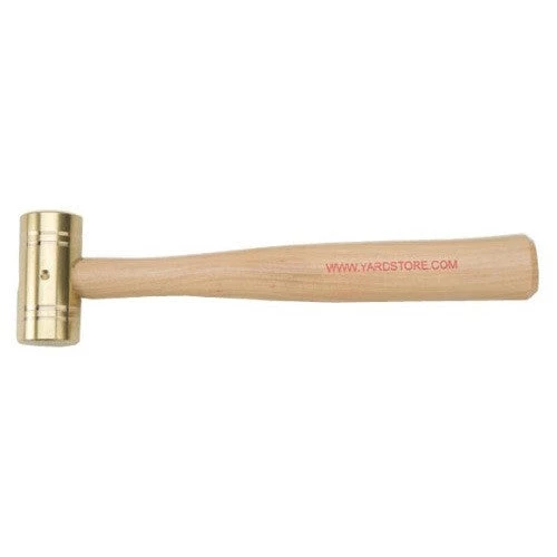 WoodWorld Of Texas Brass Head Hammer - Grace - 16 Oz 2 WoodWorld Of Texas Brass Head Hammer - Grace - 16 Oz