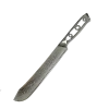 Premium Knife Supply * VG10 Raindrop Pattern - Butcher Knife Blank - 14.25" AOL - VG10 Damascus