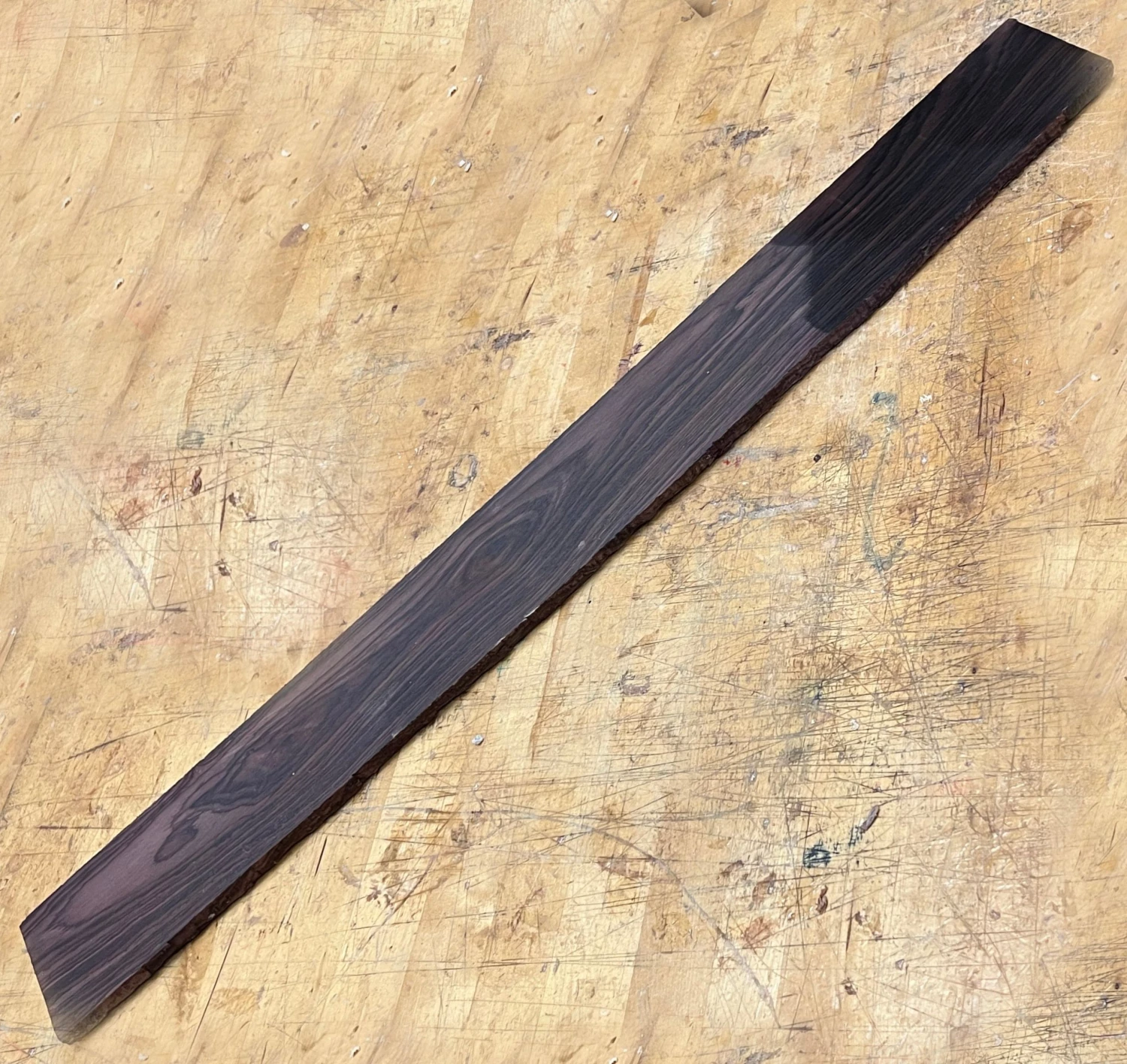 Wood World Cocobolo Slabs / Scales / Guitar Parts 27" X 3.25 X 3/8" Rough 1 Wood World Cocobolo Slabs / Scales / Guitar Parts 27" X 3.25 X 3/8" Rough