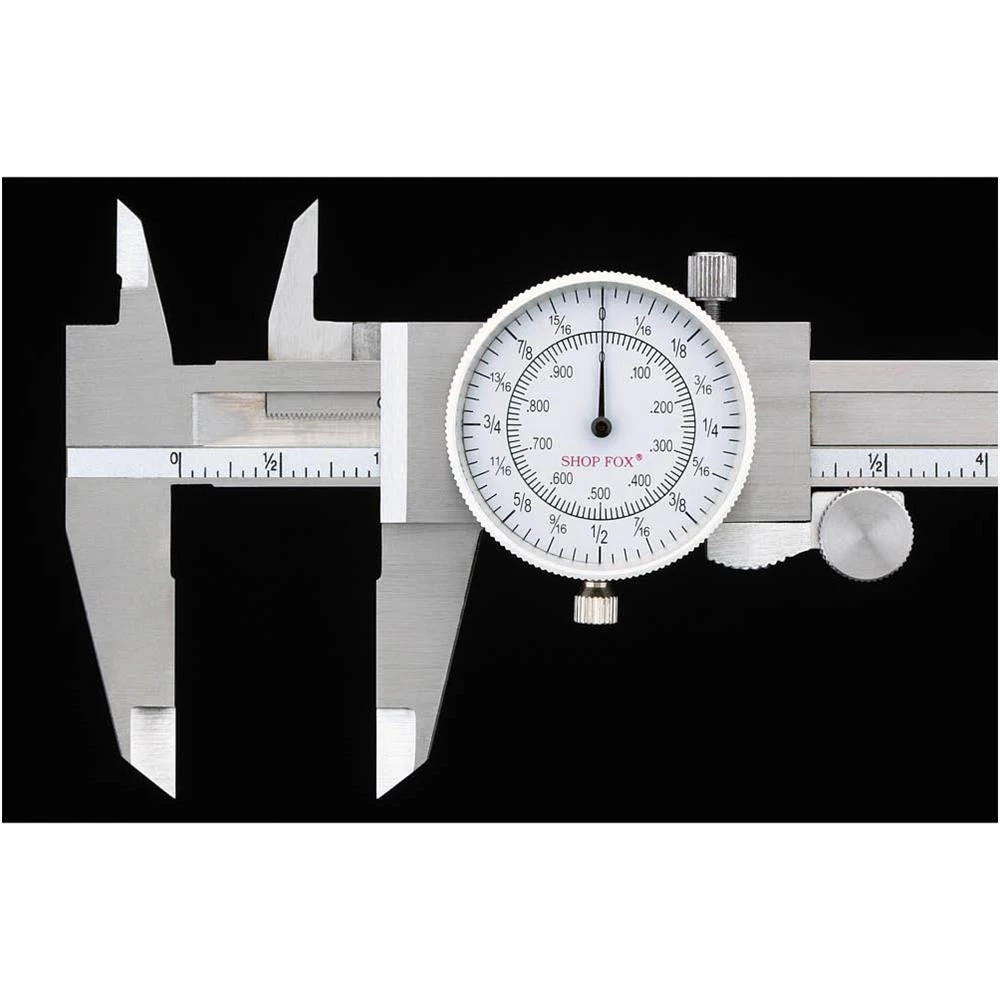 Woodstock International, Inc. Caliper - Dial Caliper - Fractional - 6" Measurement Tools 3 Woodstock International, Inc. Caliper - Dial Caliper - Fractional - 6" Measurement Tools