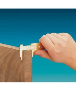 Woodstock International, Inc. Measurement Tools Caliper - Inside/Outside - Fractional - Solid Brass - 4