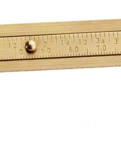Woodstock International, Inc. Measurement Tools Caliper - Inside/Outside - Fractional - Solid Brass - 4"