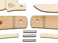 Blue Ridge Knife Supply Knife Kits * Case Brand Wooden Knife Kit - Trapper - Gift Tin