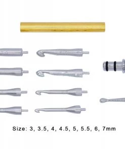 Xiamen Rizheng Industry Co. Ltd Crochet Hook Set - 8 Pc - Chrome