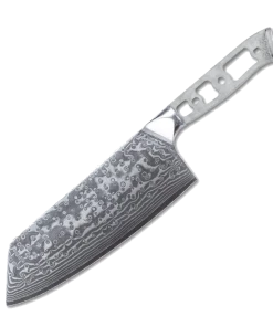 Wood World Of Texas LLC * VG10 Raindrop Pattern - Cleaver / Veggie Blank - VG10 Damascus