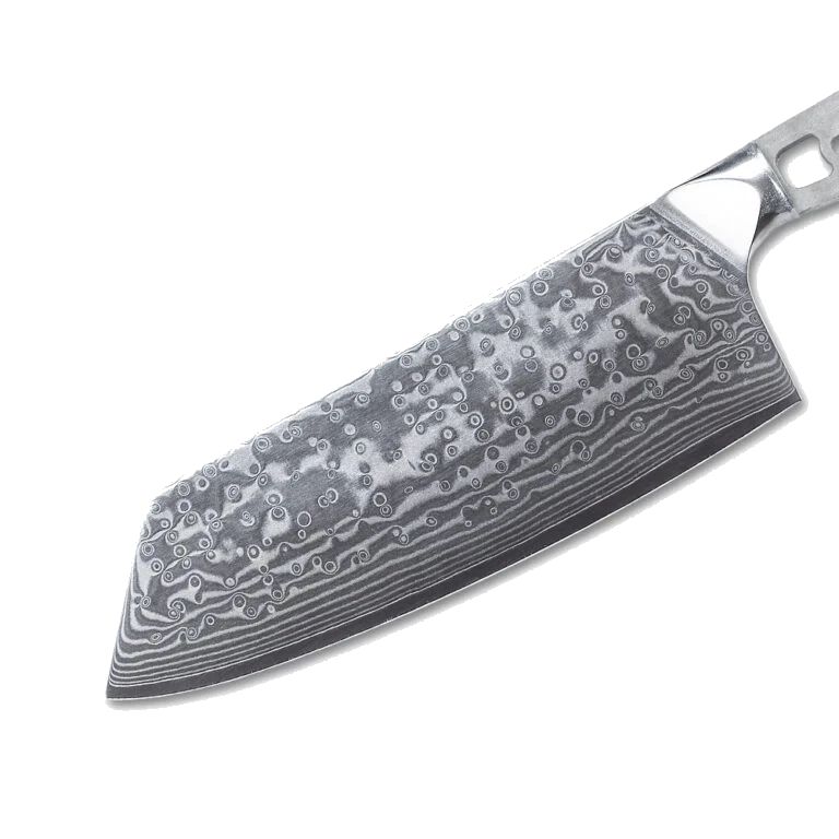 Wood World Of Texas LLC * VG10 Raindrop Pattern - Cleaver / Veggie Blank - VG10 Damascus 3 Wood World Of Texas LLC * VG10 Raindrop Pattern - Cleaver / Veggie Blank - VG10 Damascus