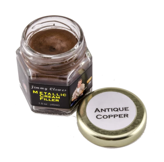 Wood World Of Texas LLC Jimmy Clews Embellishment Products Jimmy Clewes Metallic Cream Filler - Antique Copper 1 Wood World Of Texas LLC Jimmy Clews Embellishment Products Jimmy Clewes Metallic Cream Filler - Antique Copper