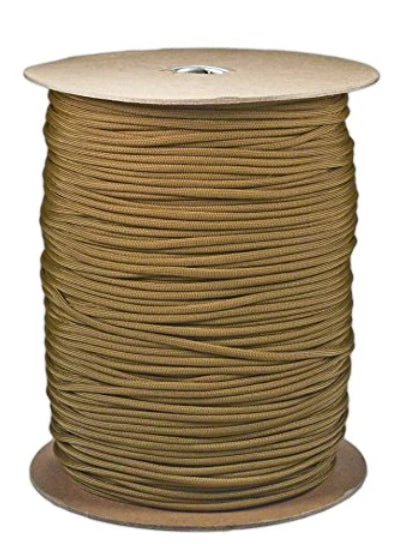 Amazon Coyote Tan Parachute Cord Paracord Type III Military Specification 550 1 Amazon Coyote Tan Parachute Cord Paracord Type III Military Specification 550
