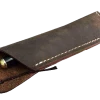 Xiamen Rizheng Industry Co. Ltd Bag, Boxes And Displays Texas Style Pen Sleeve - Handmade Leather Design - Dark Coffee