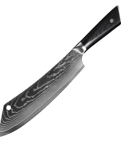 Premium Knife Supply Monthly Sales * VG10 Hidden Tang - Wave Pattern - 9.5" Chef / Cleaver - VG10 Damascus - A