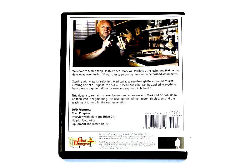WoodWorld Of Texas The Gisi Segmenting Technique With Mark Gisi - DVD Other Embellishment Products 2 WoodWorld Of Texas The Gisi Segmenting Technique With Mark Gisi - DVD Other Embellishment Products