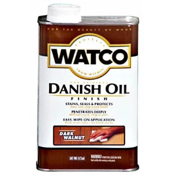 Barracuda Lacquer, Poly & Urethane Blends Watco Danish Oil - Quart - Dark Walnut 1 Barracuda Lacquer, Poly & Urethane Blends Watco Danish Oil - Quart - Dark Walnut
