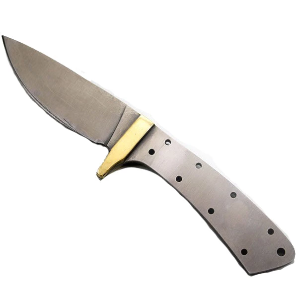 Premium Knife Supply Knife Kits Desert Drop Point Skinner W/ Brass Bolster 1 Premium Knife Supply Knife Kits Desert Drop Point Skinner W/ Brass Bolster