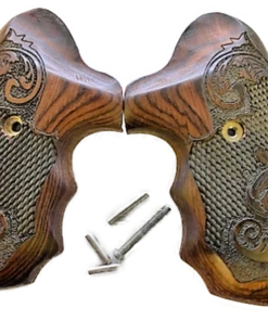 Premium Knife Supply Taurus Wrap Around Rosewood Grips For 856, 85 And 942* 22/38/357 Monthly Sales