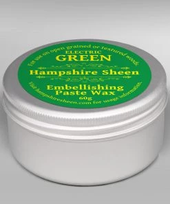 Hampshire Sheen - Embellishing Wax - Electric Green - 60 Grams / 2.11 Ounces