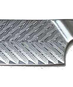 Premium Knife Supply * VG10 Feather Pattern - Bunka Knife Blank - 12" OAL 7" Cut Monthly Sales 5 Premium Knife Supply * VG10 Feather Pattern - Bunka Knife Blank - 12