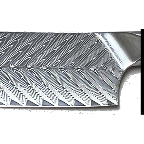 Premium Knife Supply * VG10 Feather Pattern - Sujihiki Knife Blank - 15.25" OAL 10.5" Cut 3 Premium Knife Supply * VG10 Feather Pattern - Sujihiki Knife Blank - 15.25" OAL 10.5" Cut