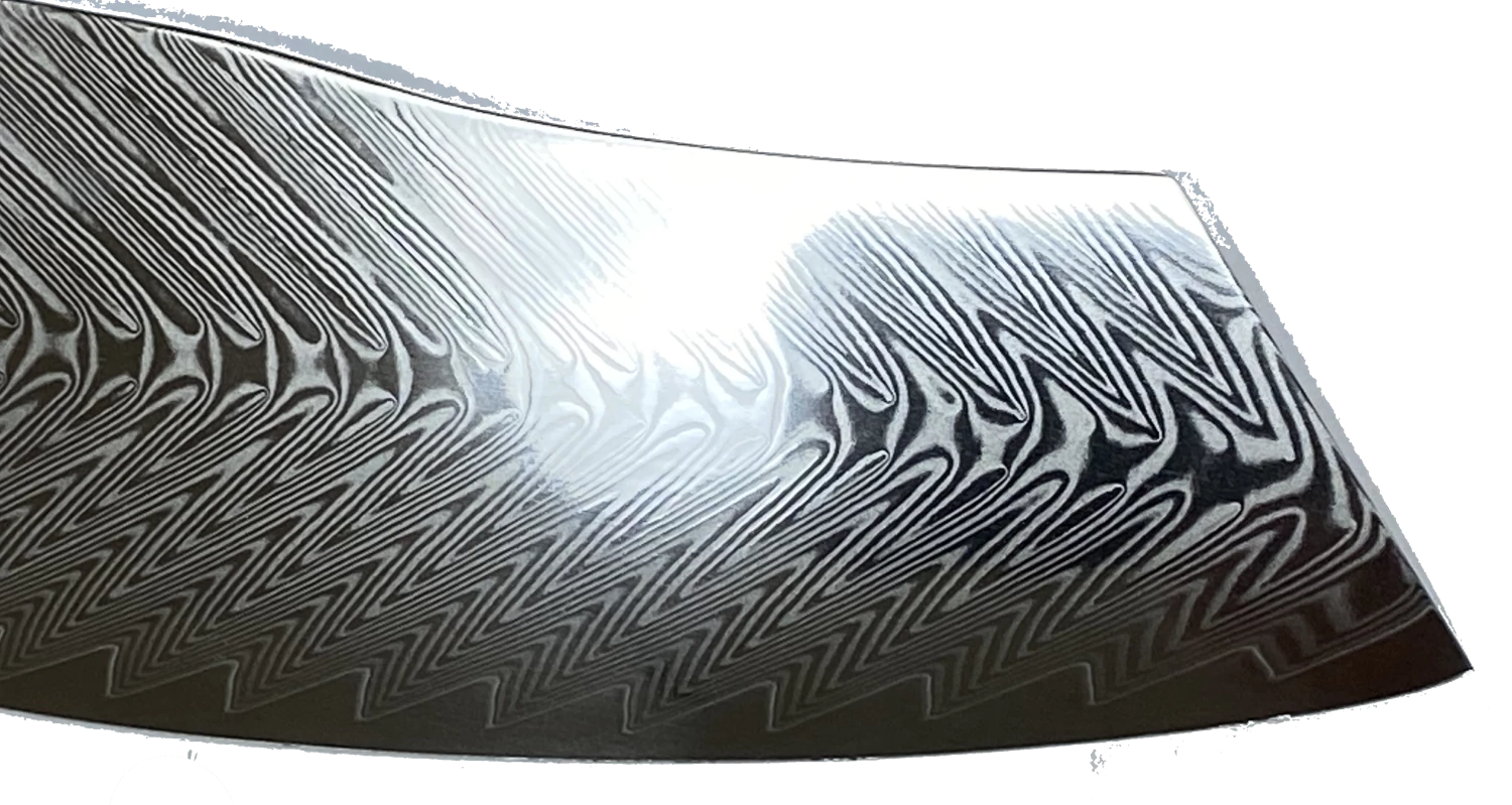 Wood World Of Texas LLC * VG10 Fish Bone Pattern - Cleaver / Veggie Blank - VG10 Damascus 4 Wood World Of Texas LLC * VG10 Fish Bone Pattern - Cleaver / Veggie Blank - VG10 Damascus