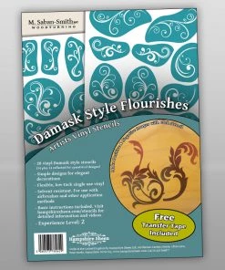 Hampshire Artist’s Vinyl Stencils - Damask Style Flourishes