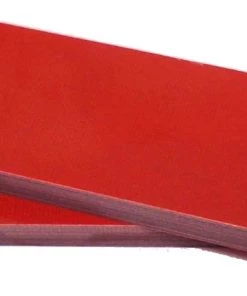 Premium Knife Supply Knife Scales - G10 Red & Black - 4" X 1 1/2" X 1/4"